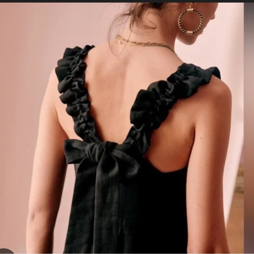 Sezane Lizon Dress Noir. - Size 36